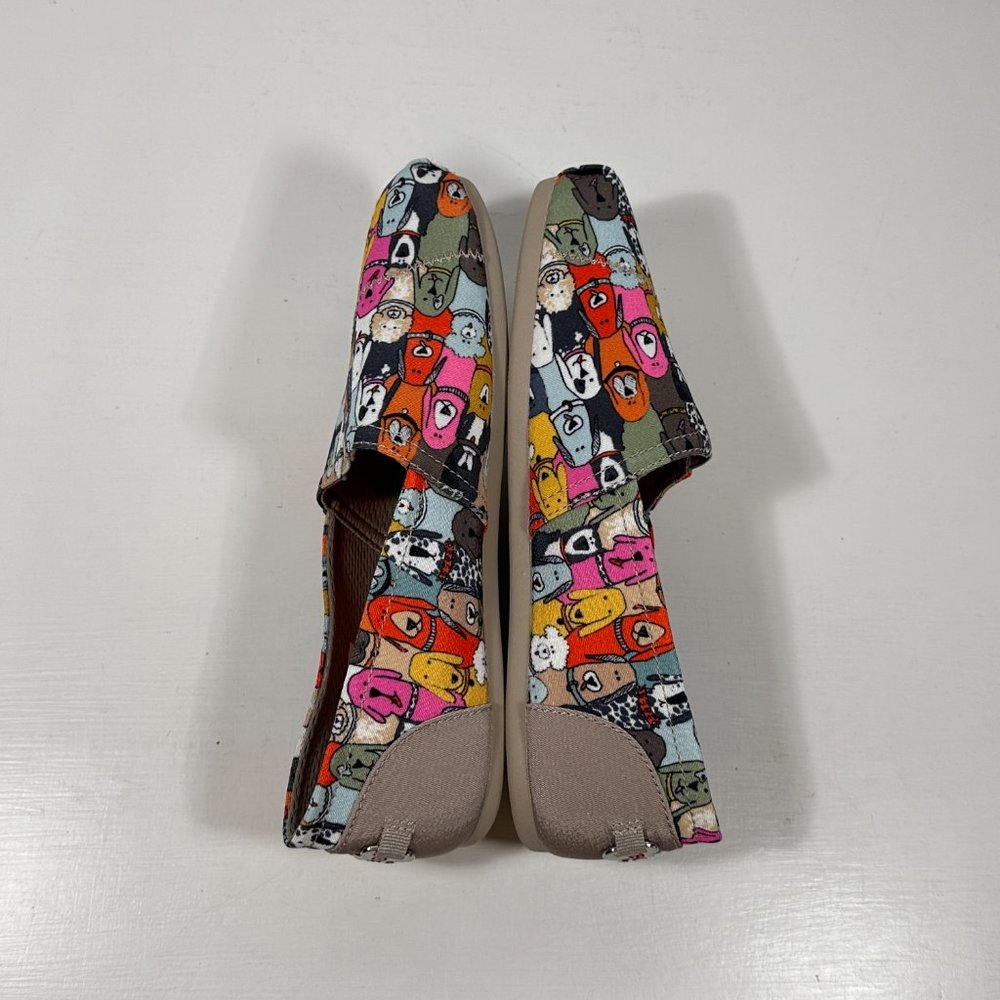 Bobs x Skechers for Dogs (34389) Dog Print Flats Women Size 8.5 - Picture 6 of 9